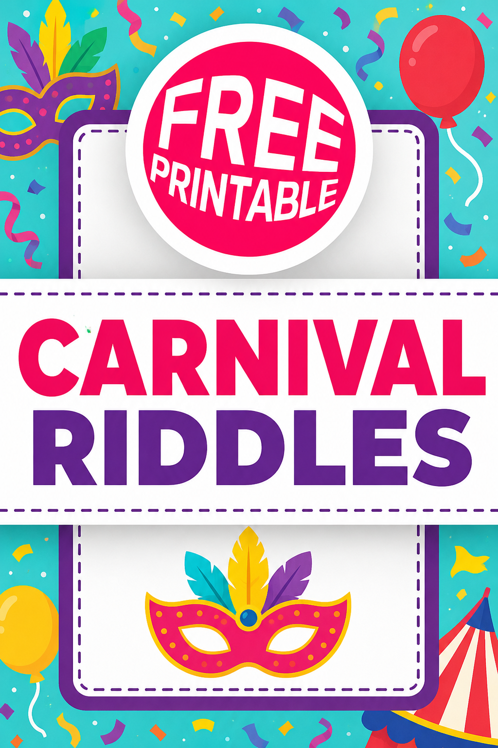 Free Carnival Riddles Printable