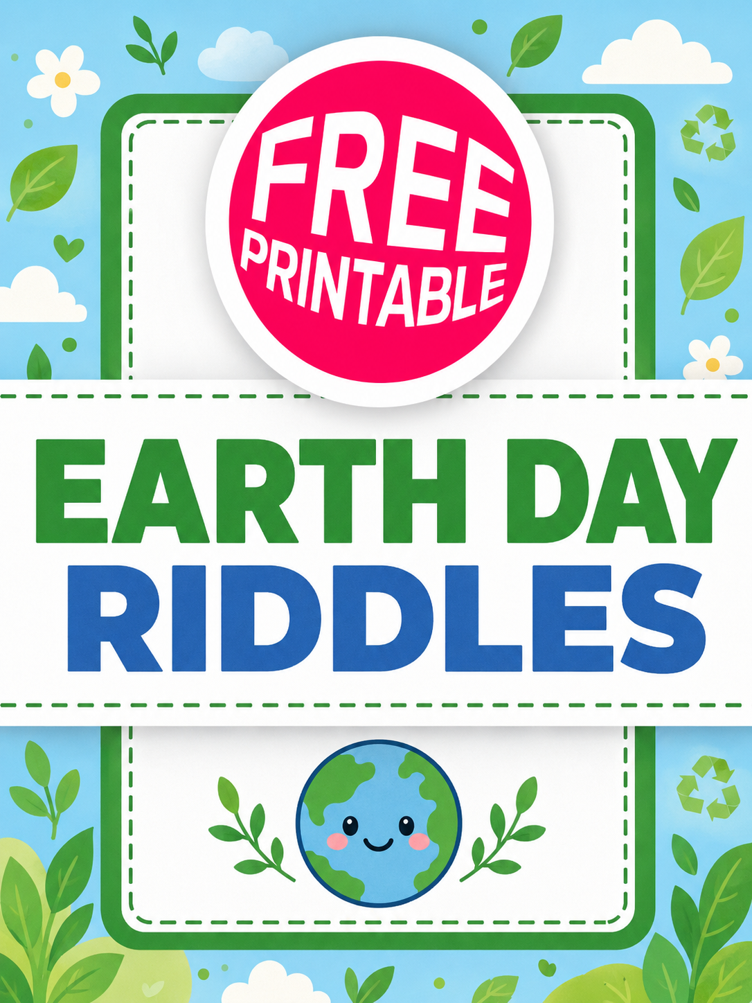 Free Earth Day Riddles Printable