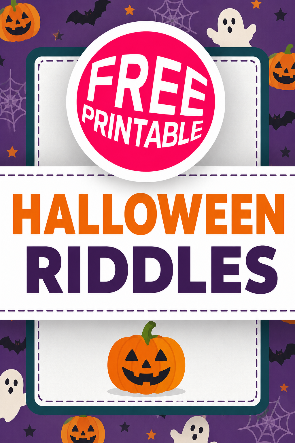 Free Halloween Riddles Printable