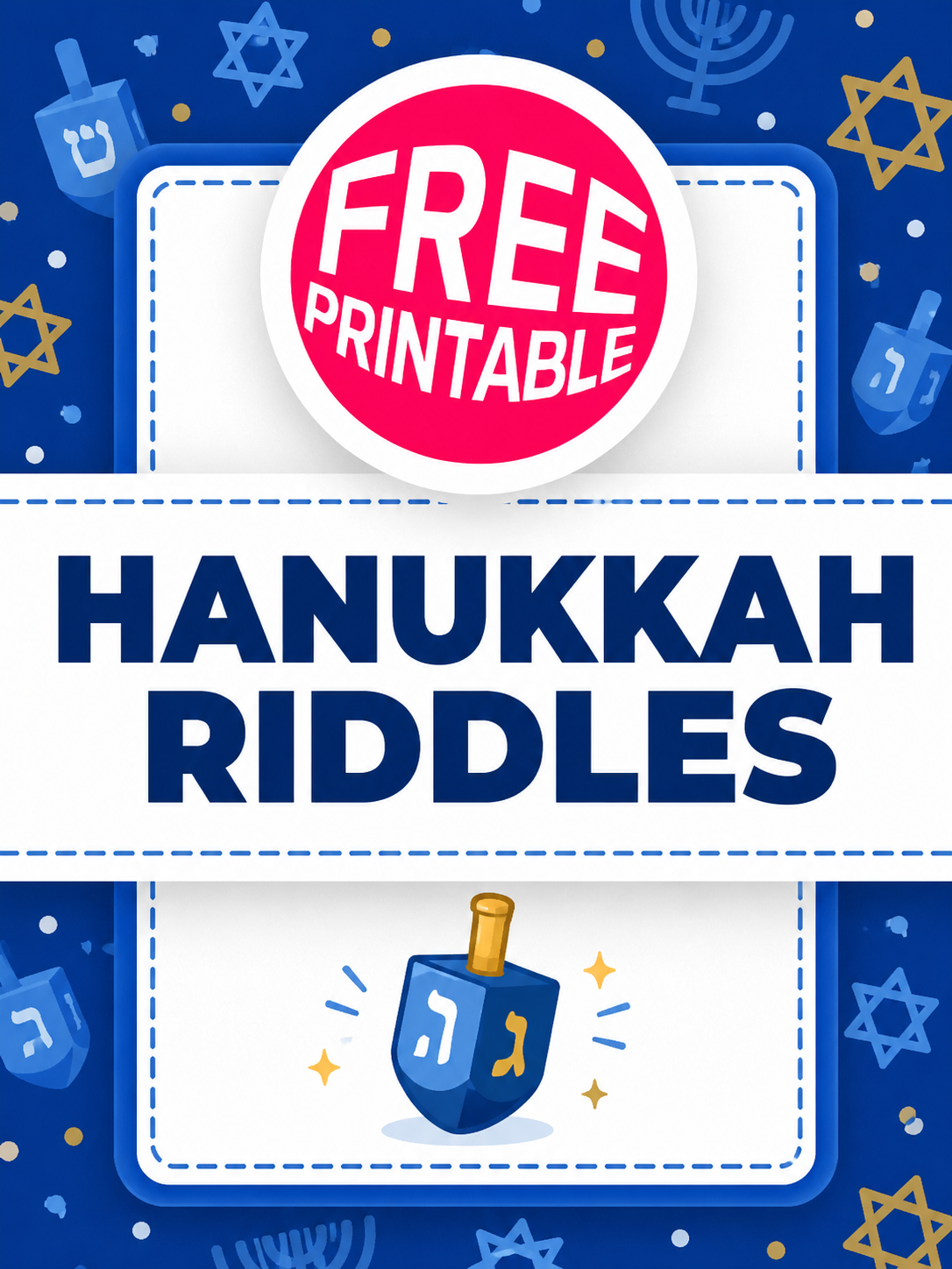 Free Hanukkah Riddles Printable