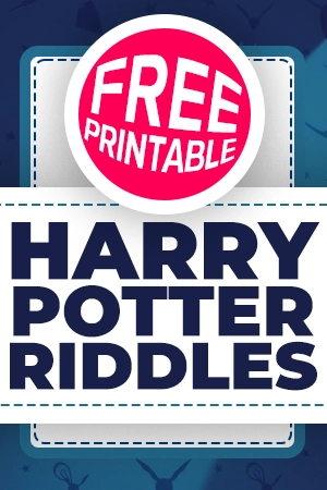 Free Printable Harry Potter Riddles