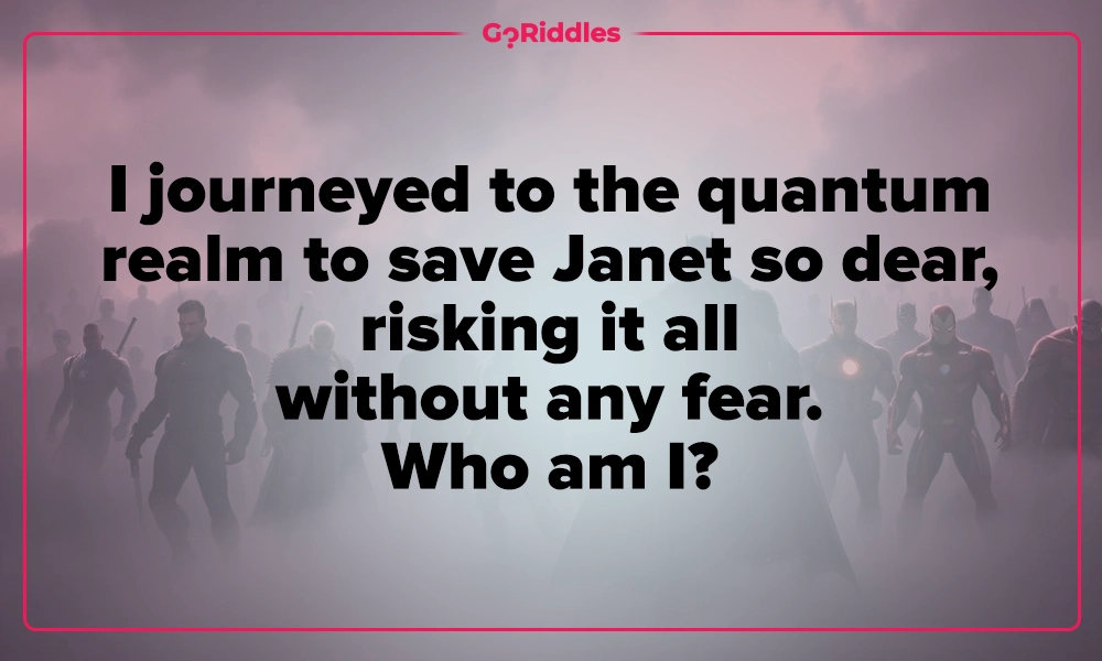 Ant-Man riddle about traveling to the quantum realm to save Janet