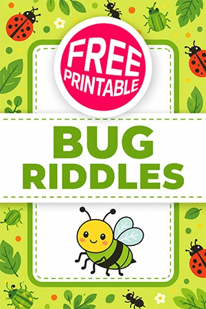 Free Bug Riddles Printable