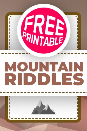 free printable mountain riddles