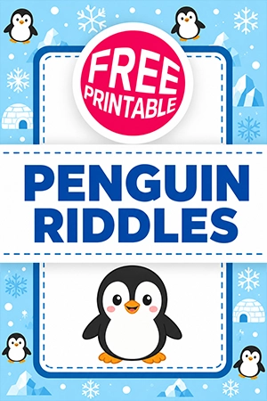 Free Penguin Riddles Printable