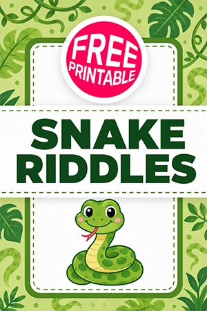 Free Snake Riddles Printable