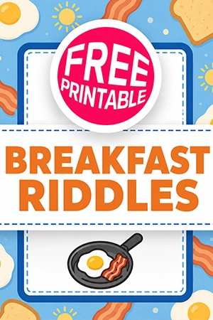 Free Breakfast Riddles Printable