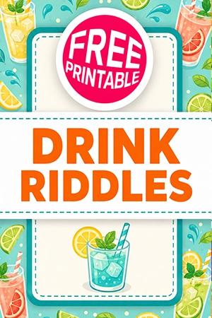 Free Drink Riddles Printable