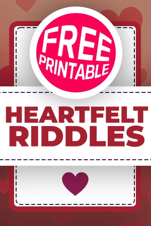 free printable heart riddles