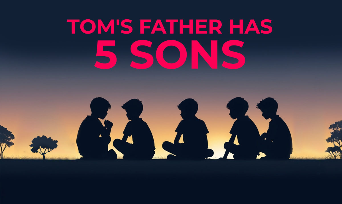 Larry's father has 5 sons riddle
