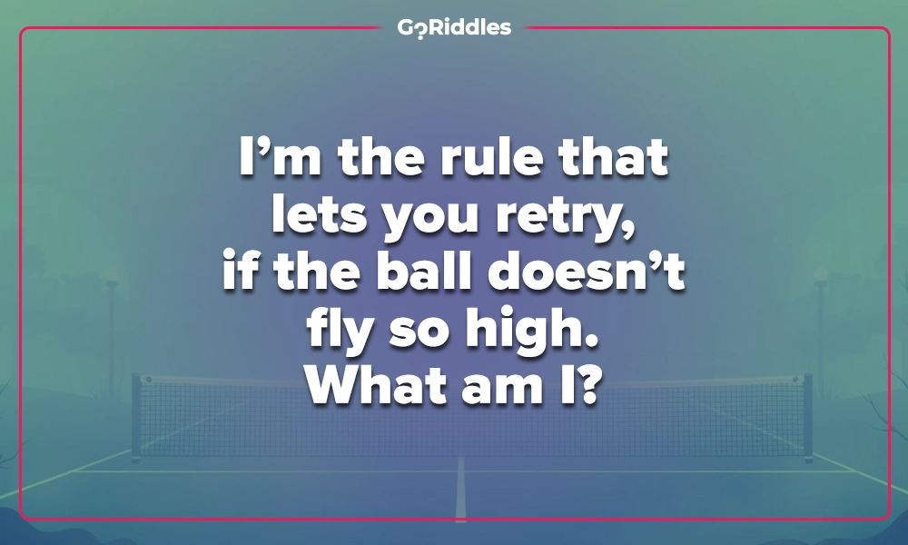 Tennis let rule riddle about retrying when the serve doesn’t fly high