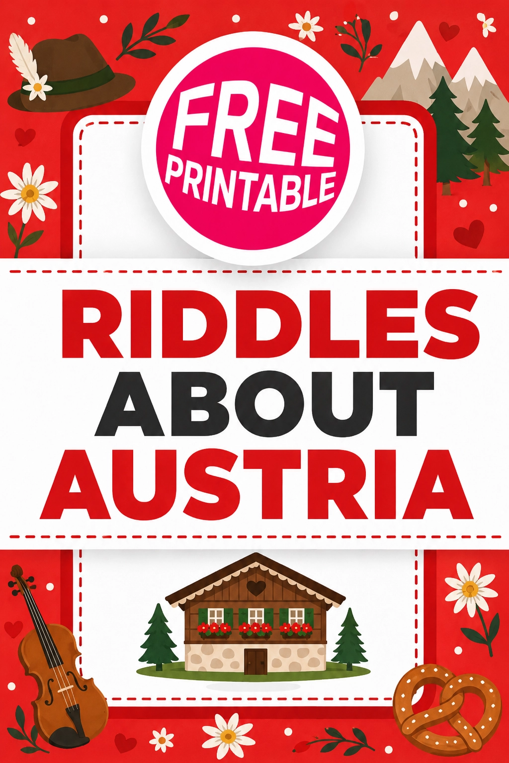 Free Austria Riddles Printable