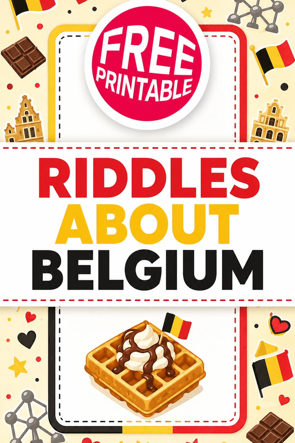 Free Belgium Riddles Printable