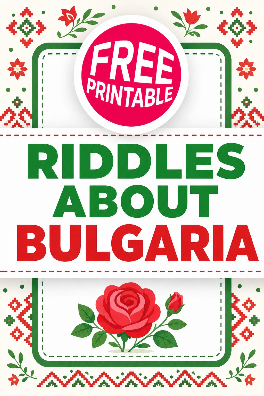 Free Bulgaria Riddles Printable