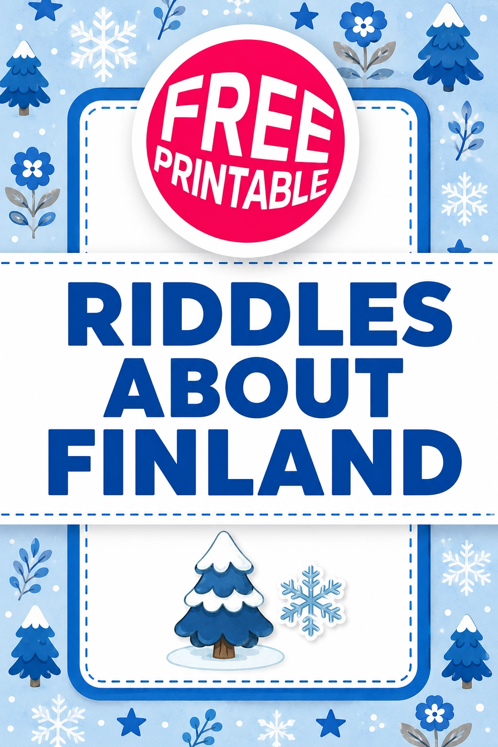 Free Finland Riddles Printable