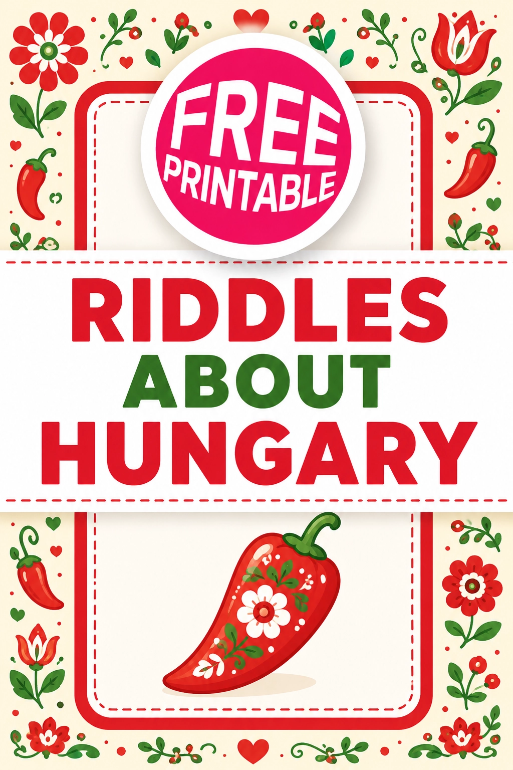 Free Hungary Riddles Printable