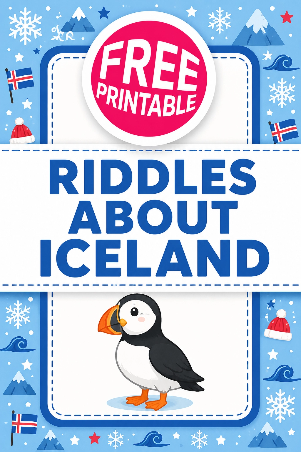 Free Iceland Riddles Printable