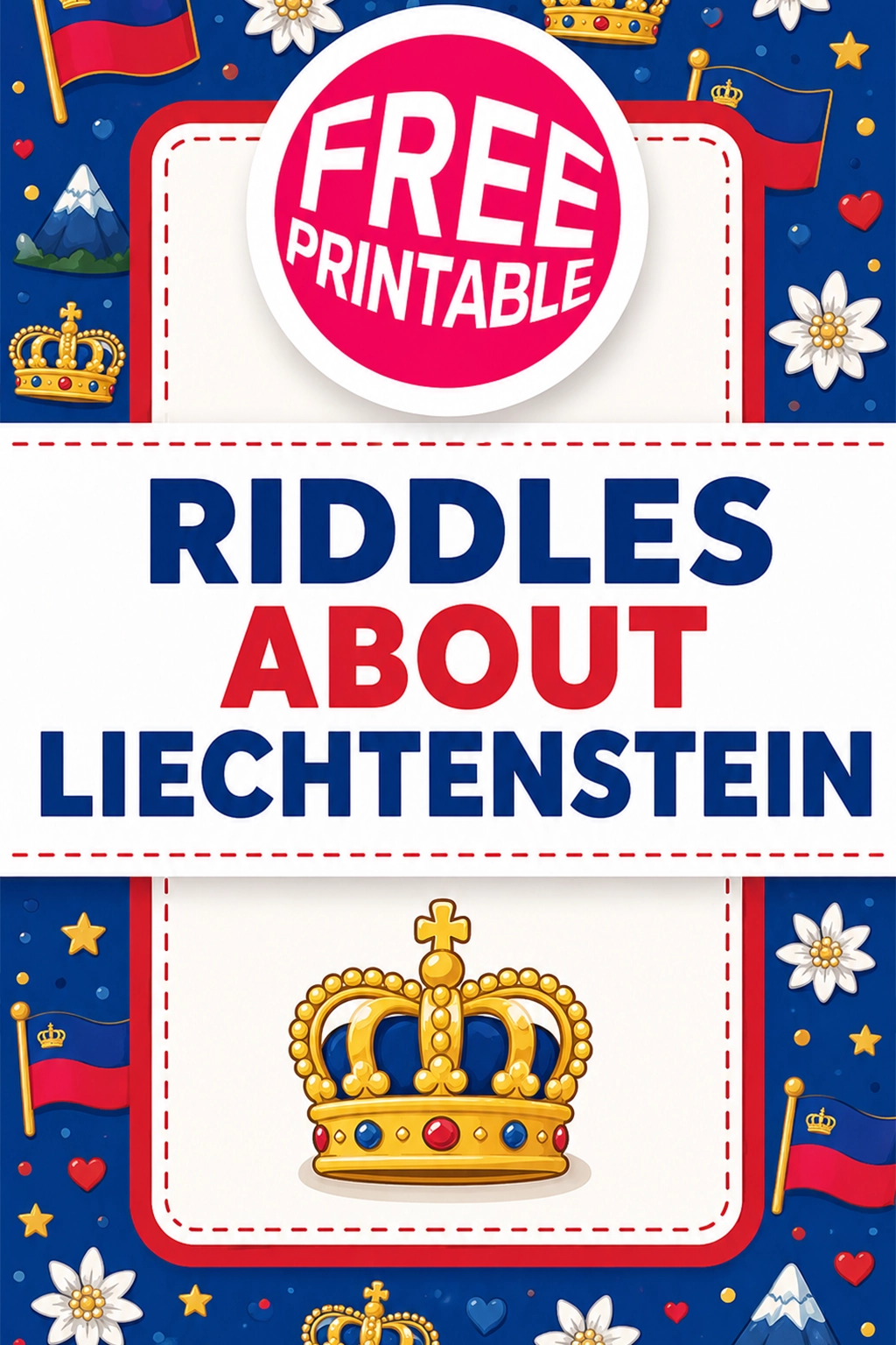Free Liechtenstein Riddles Printable