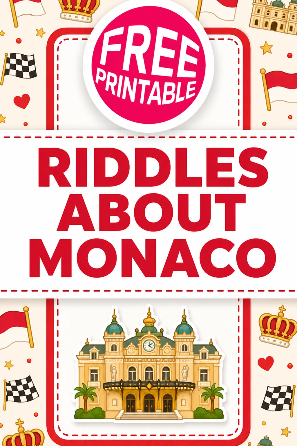 Free Monaco Riddles Printable