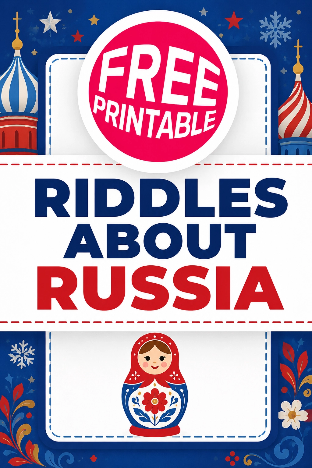 Free Russia Riddles Printable