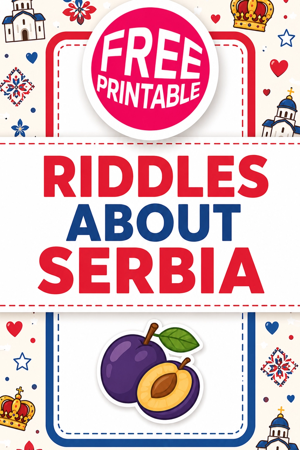 Free Serbia Riddles Printable