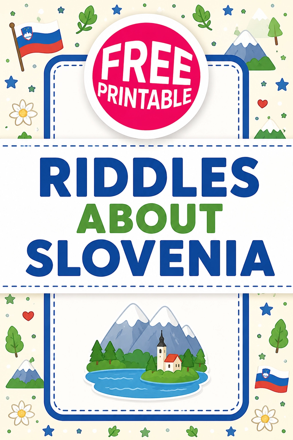 Free Slovenia Riddles Printable