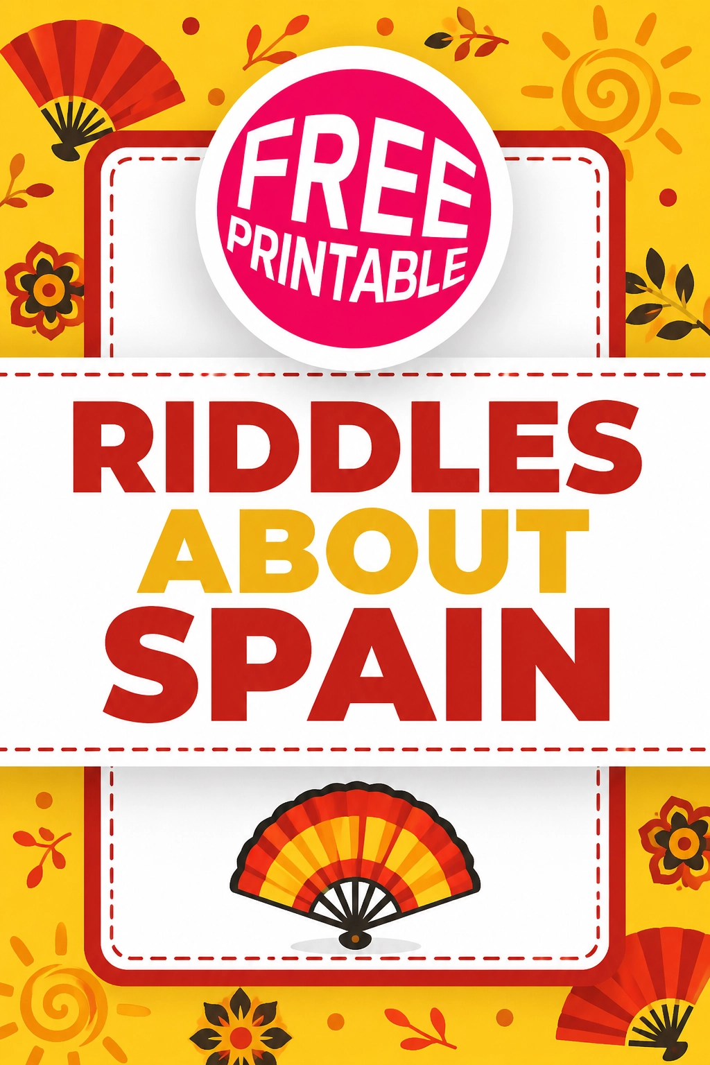 Free Spain Riddles Printable