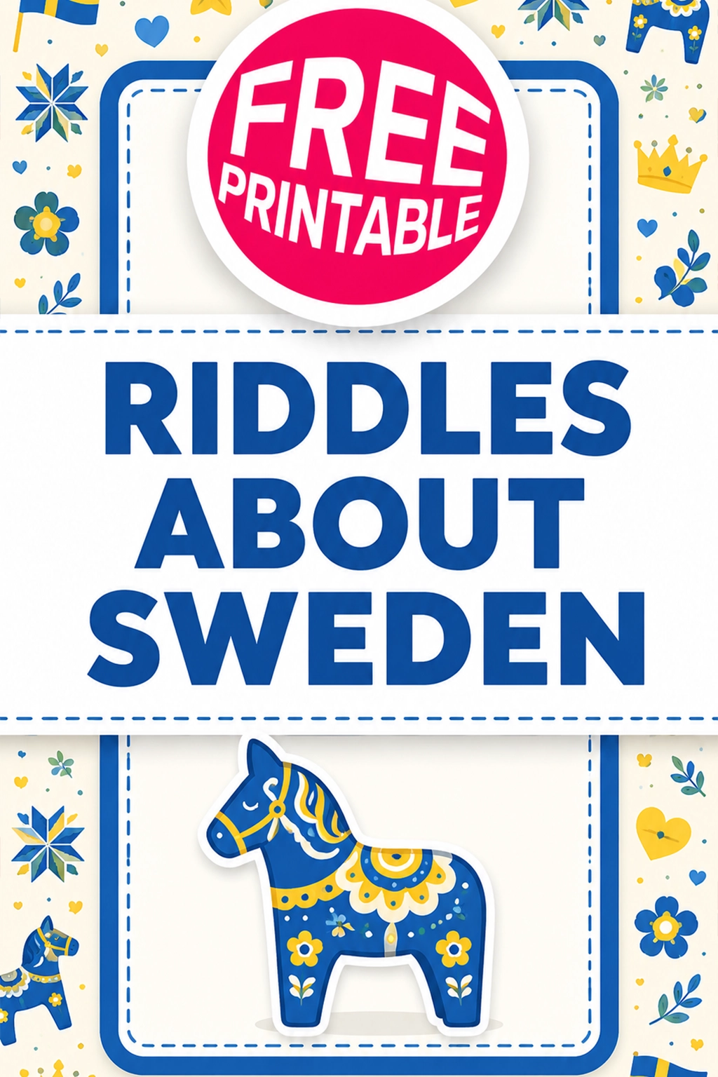 Free Sweden Riddles Printable